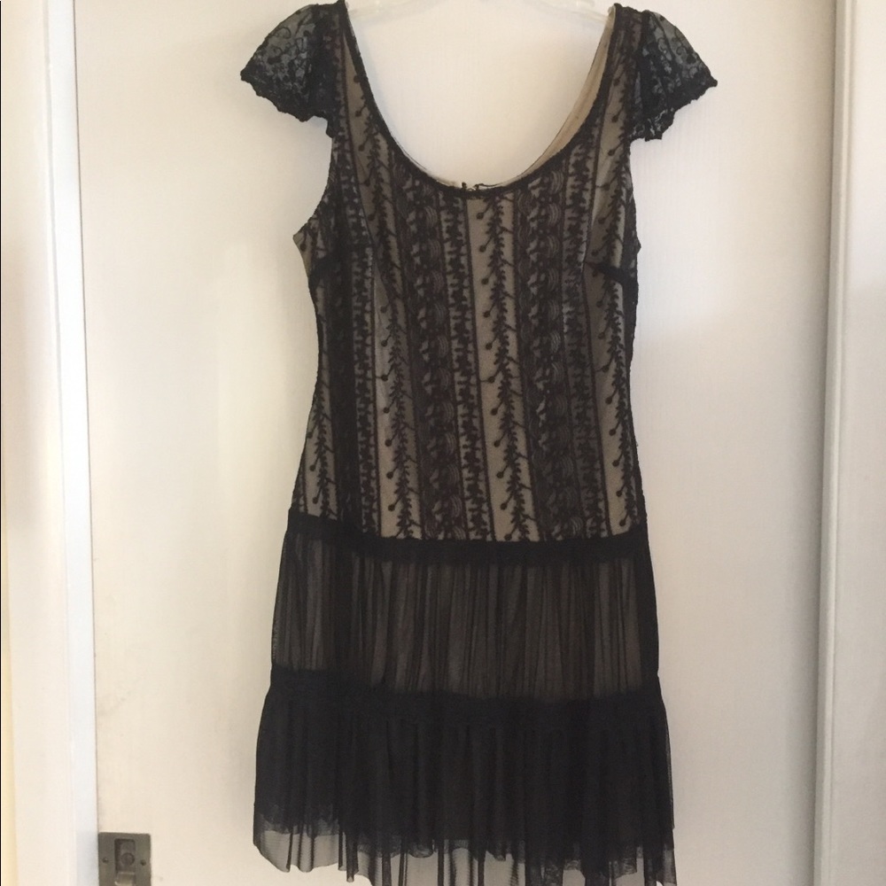 Lacy fun little black dress